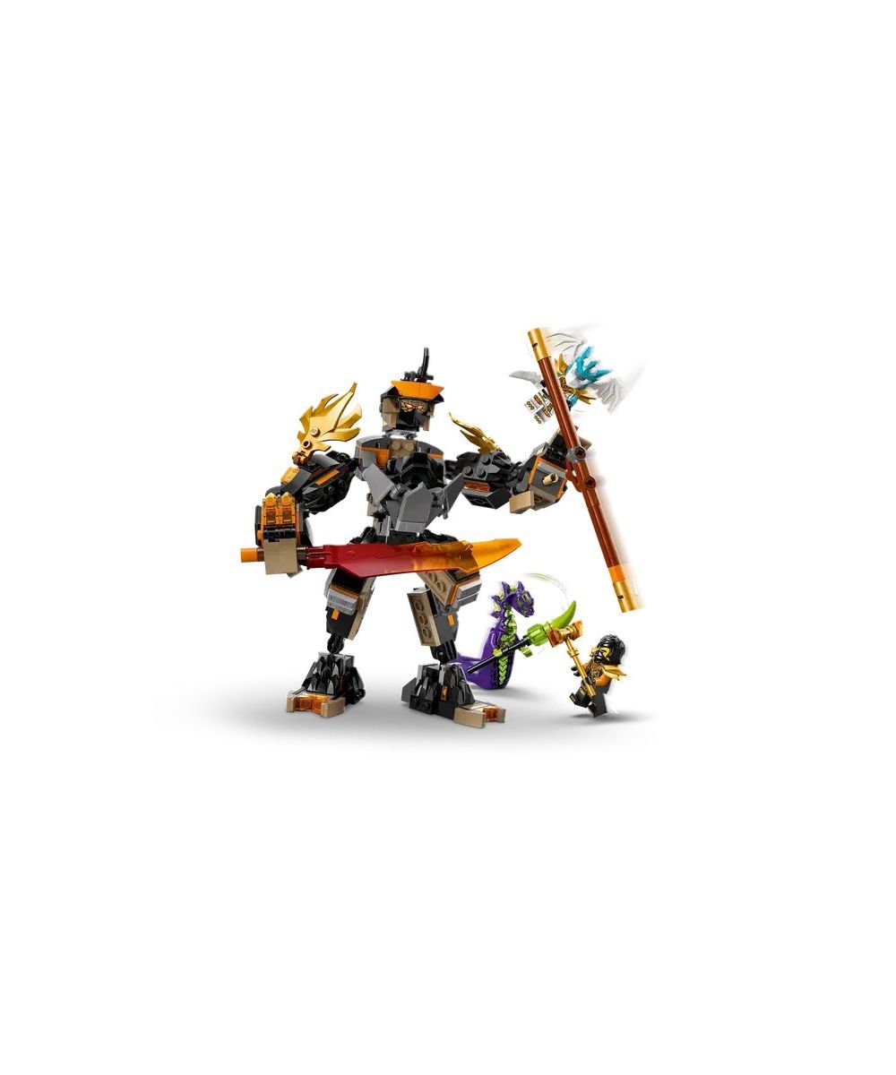 Конструктор LEGO NINJAGO Робот Коула и дракон Зейна 213 дет. - фото 4