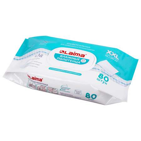 Влажные полотенца Лайма 80 шт.