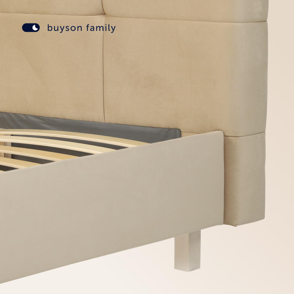 Кровать buyson BuyGlory (бежевый) - фото 9