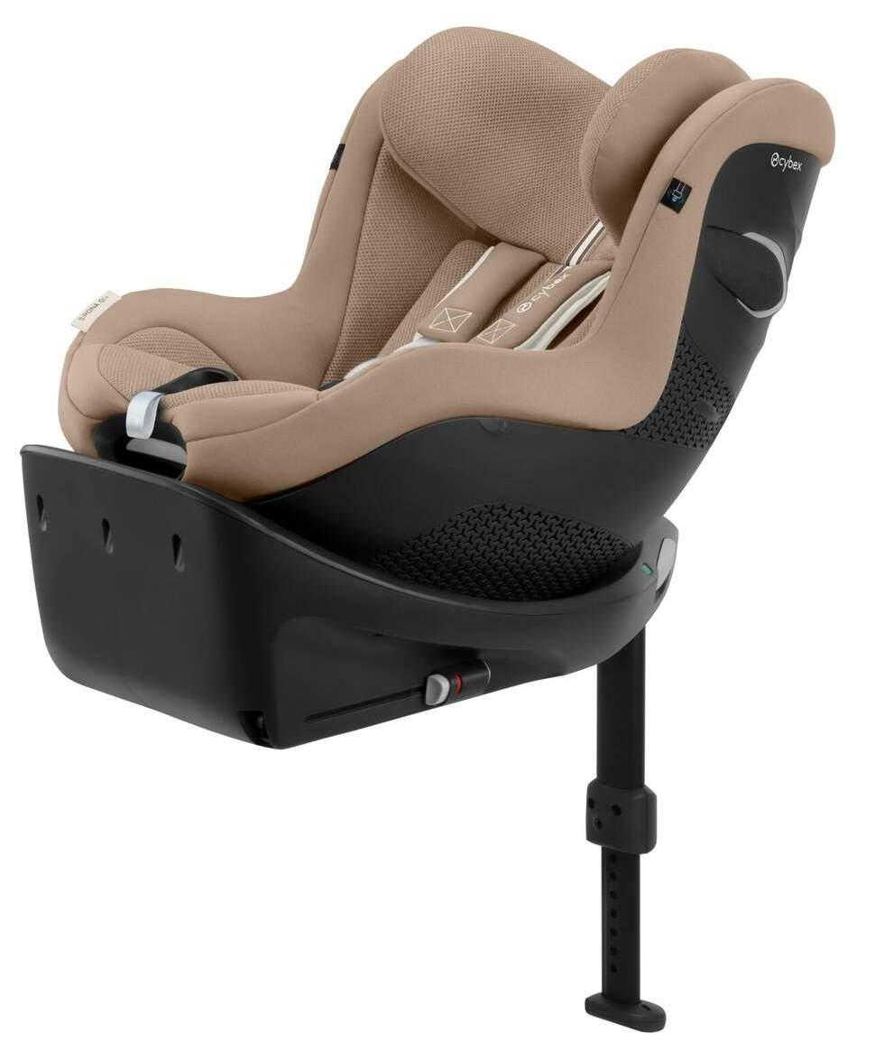 Автокресло Cybex Sirona Gi Plus i-Size & Base Isofix 0+/1 (0-18 кг) бежевый - фото 1