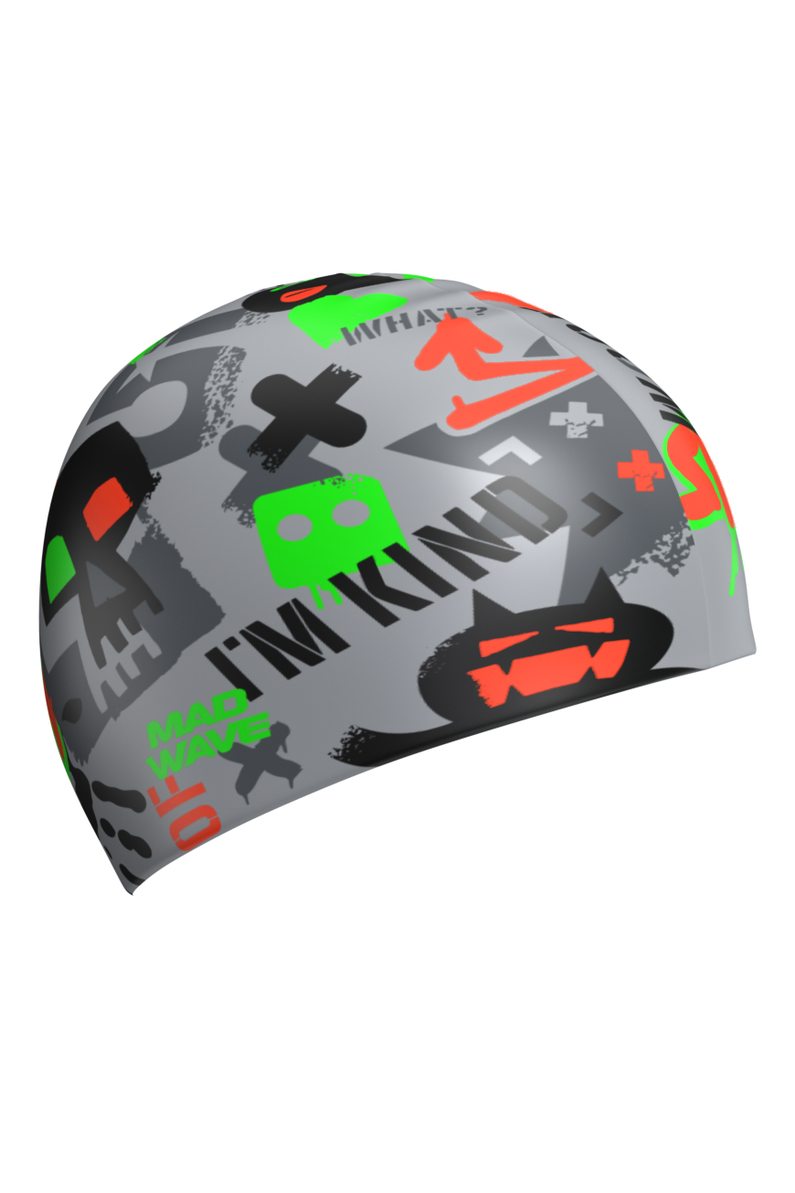 Шапочка для плавания Mad Wave I'm kind - фото 1