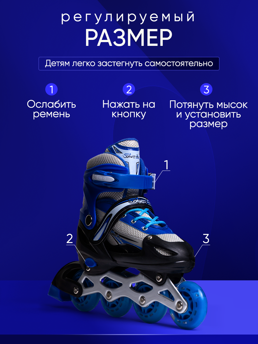 Роликовые коньки Saimaa 39-42 - фото 4