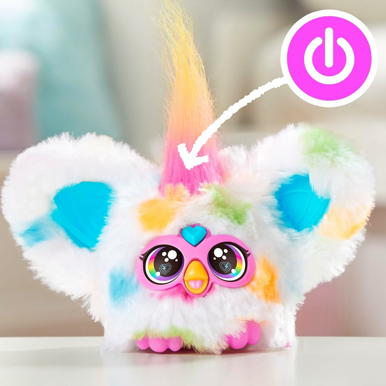 Мягкая игрушка Furby Ферби F1613 брелок Loo-Lay - фото 7
