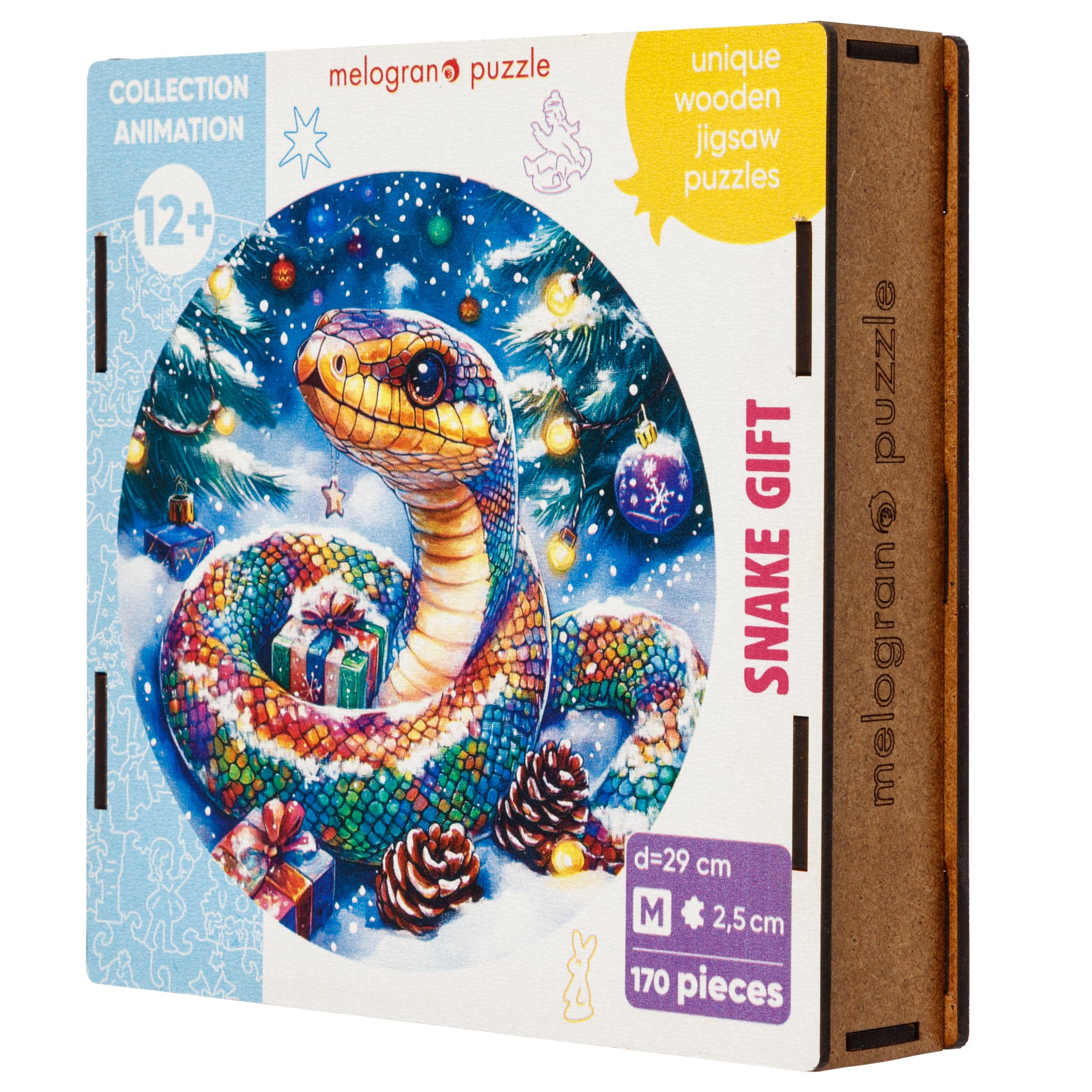 Пазл Melograno puzzle деревянный - фото 5