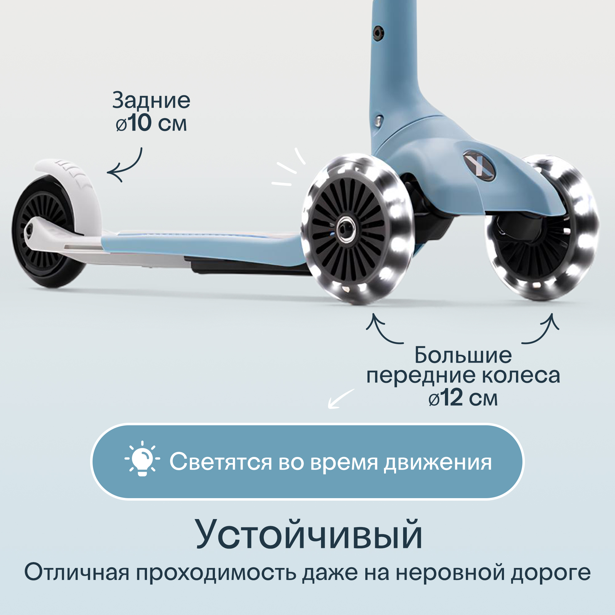 Самокат SmarTrike трехколесный - фото 4