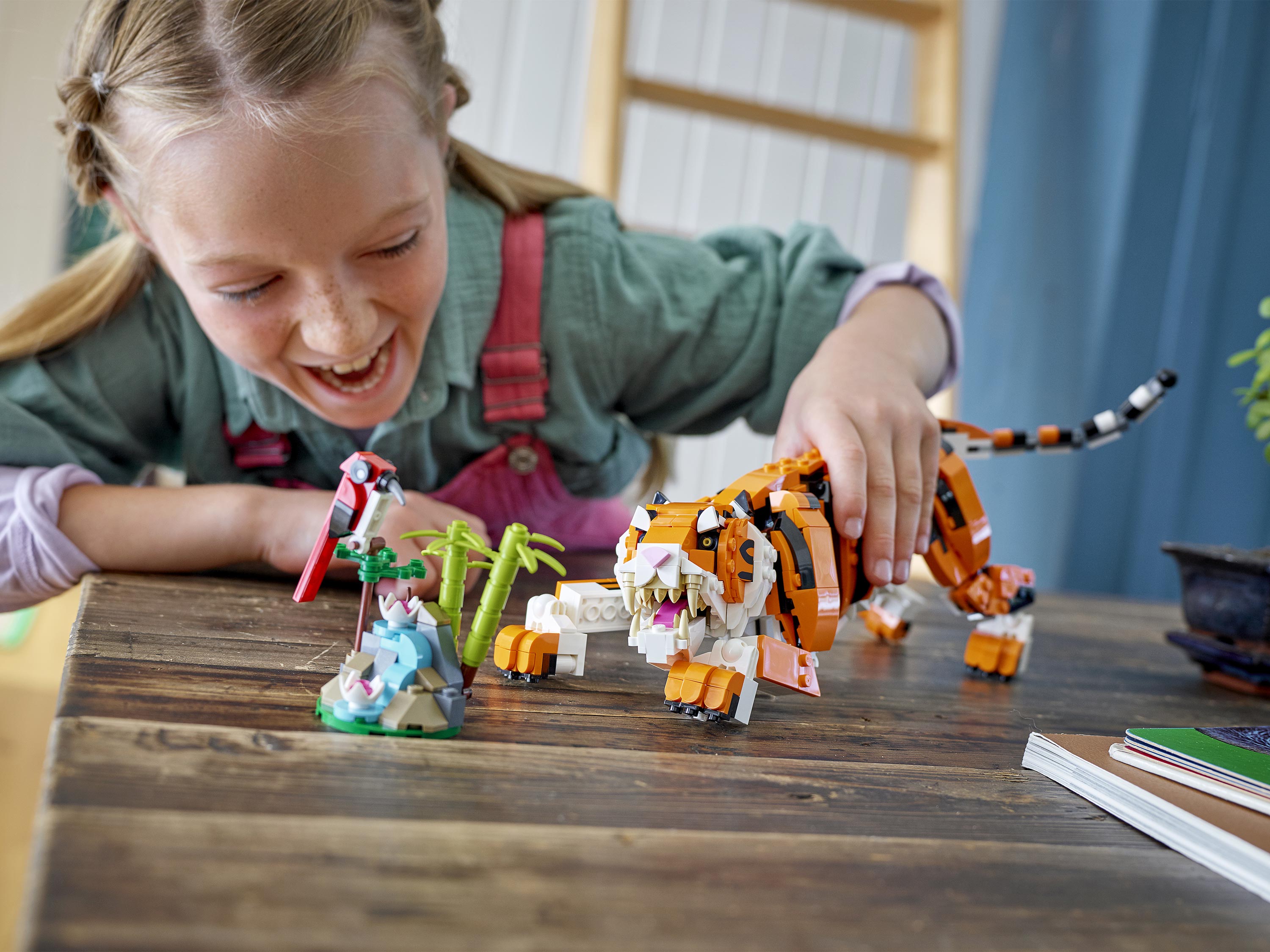 Конструктор LEGO Creator Величественный тигр блочный - фото 4
