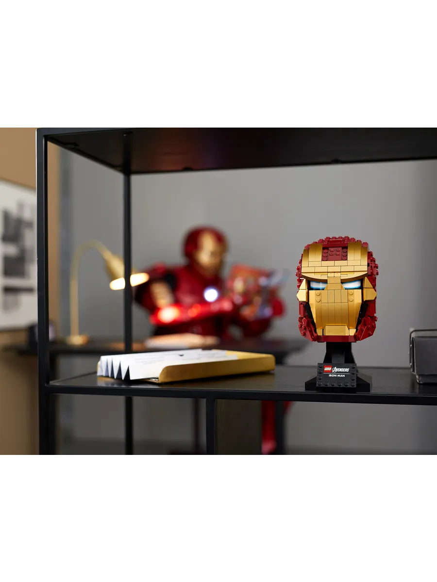 Конструктор LEGO Marvel Super Heroes Шлем Железного Человека 480 дет. - фото 4