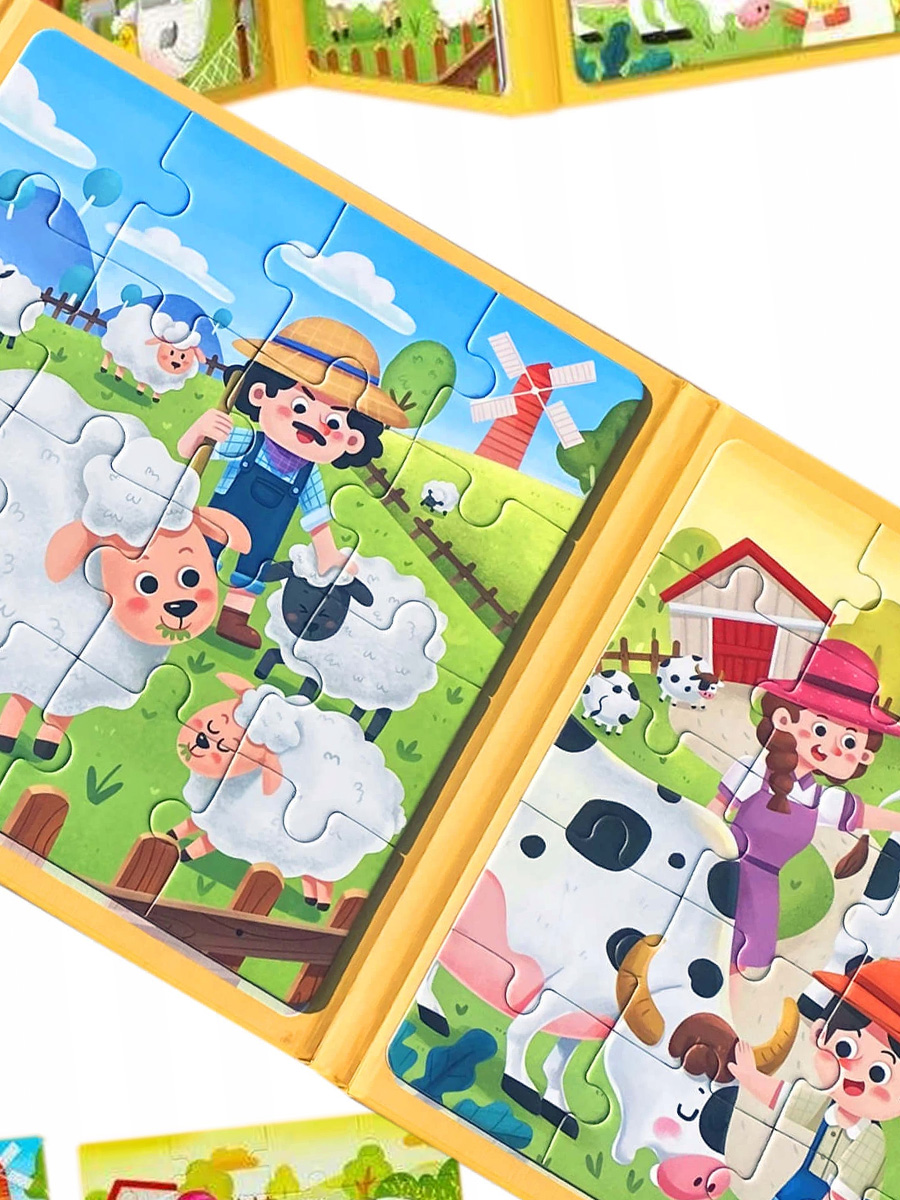 Игрушка TIPTOPOLIS пазл Ферма 3в1 - фото 7