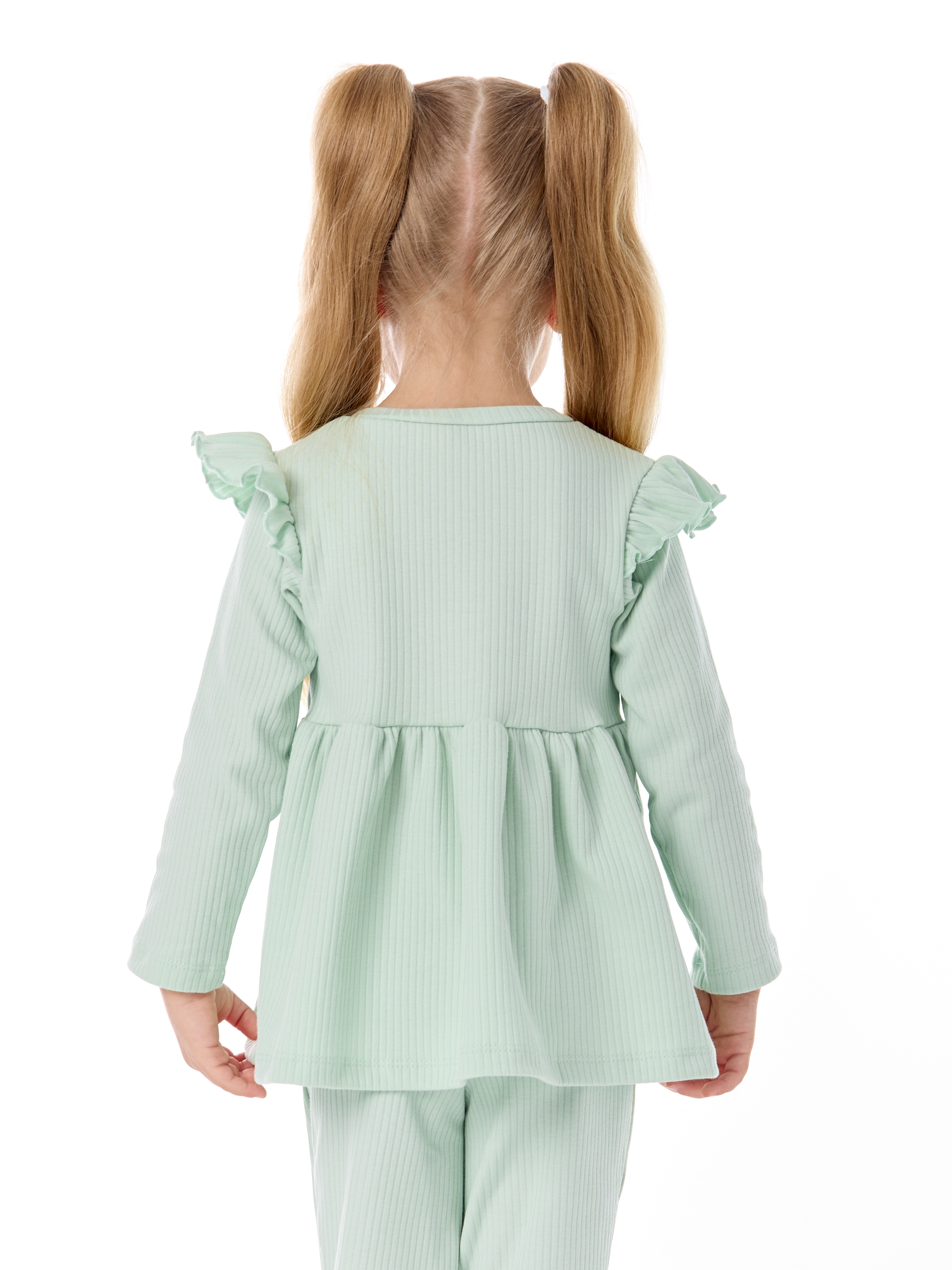 Лонгслив и брюки LEVAKIDS костюм_ласточка_нефрит - фото 7