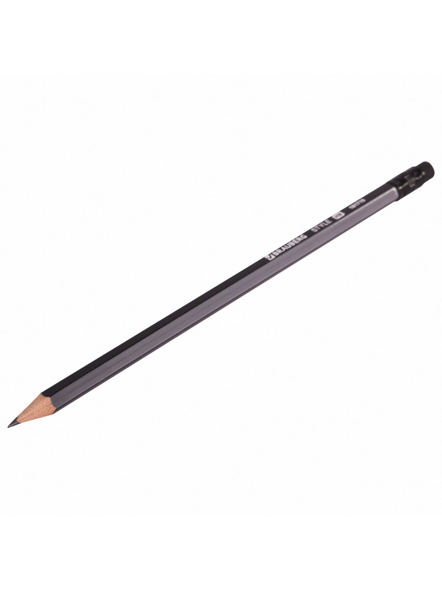 Карандаши чернографитные Brauberg 12 шт. - фото 11