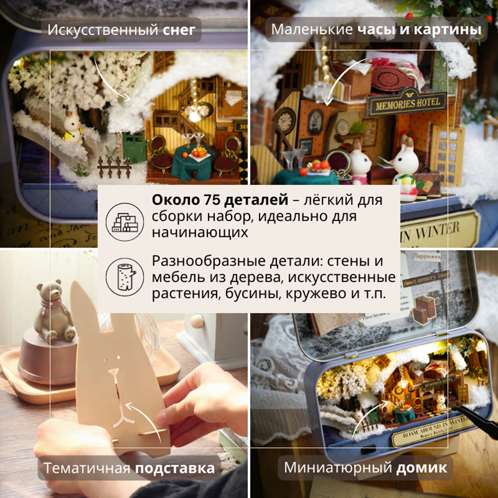 Конструктор Yarvita DIY House Бабушкин сад - фото 3