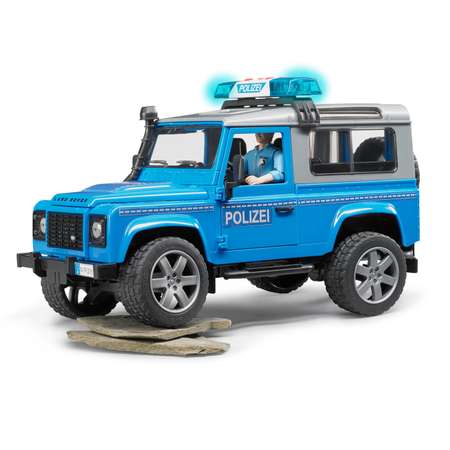 Полицейская машина Bruder Land Rover Defender Station