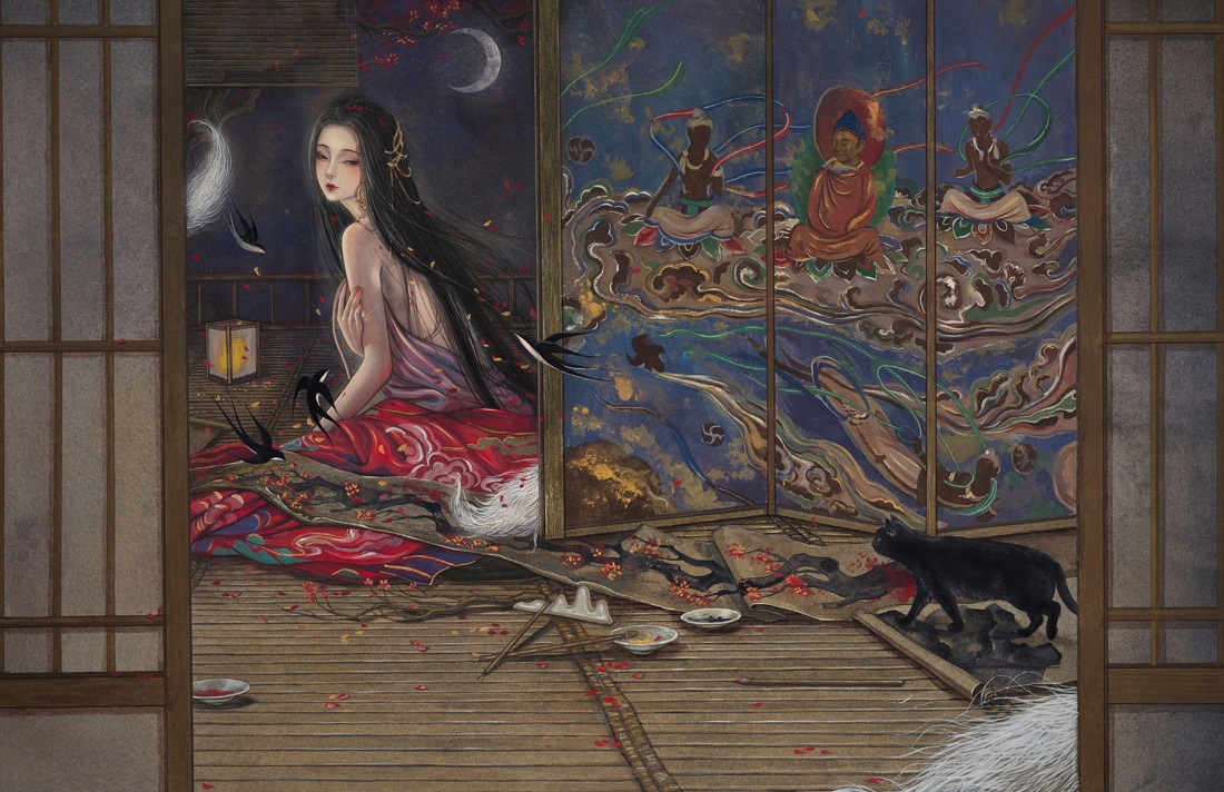 Книга КОЛИБРИ Си В Богини духи красавицы Путешествие по мифам Древнего Китая Арт тренд - фото 15