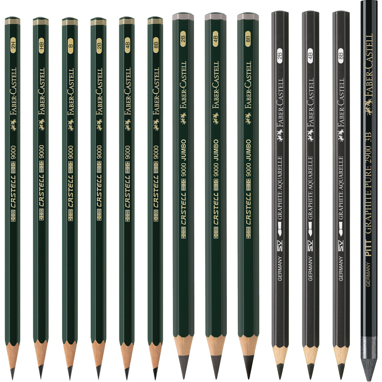 Карандаши чернографитные Faber Castell - фото 2