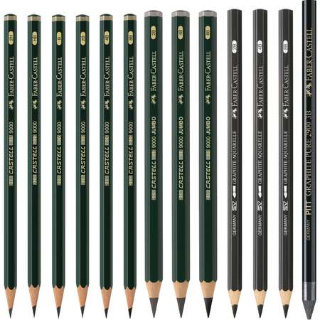 Карандаши чернографитные Faber Castell