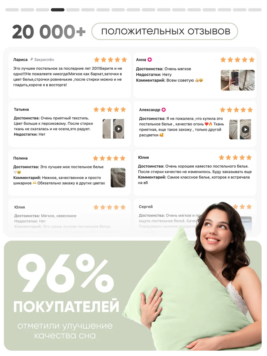 Комплект постельного белья My Cool Home двуспальный 4 предм. - фото 6