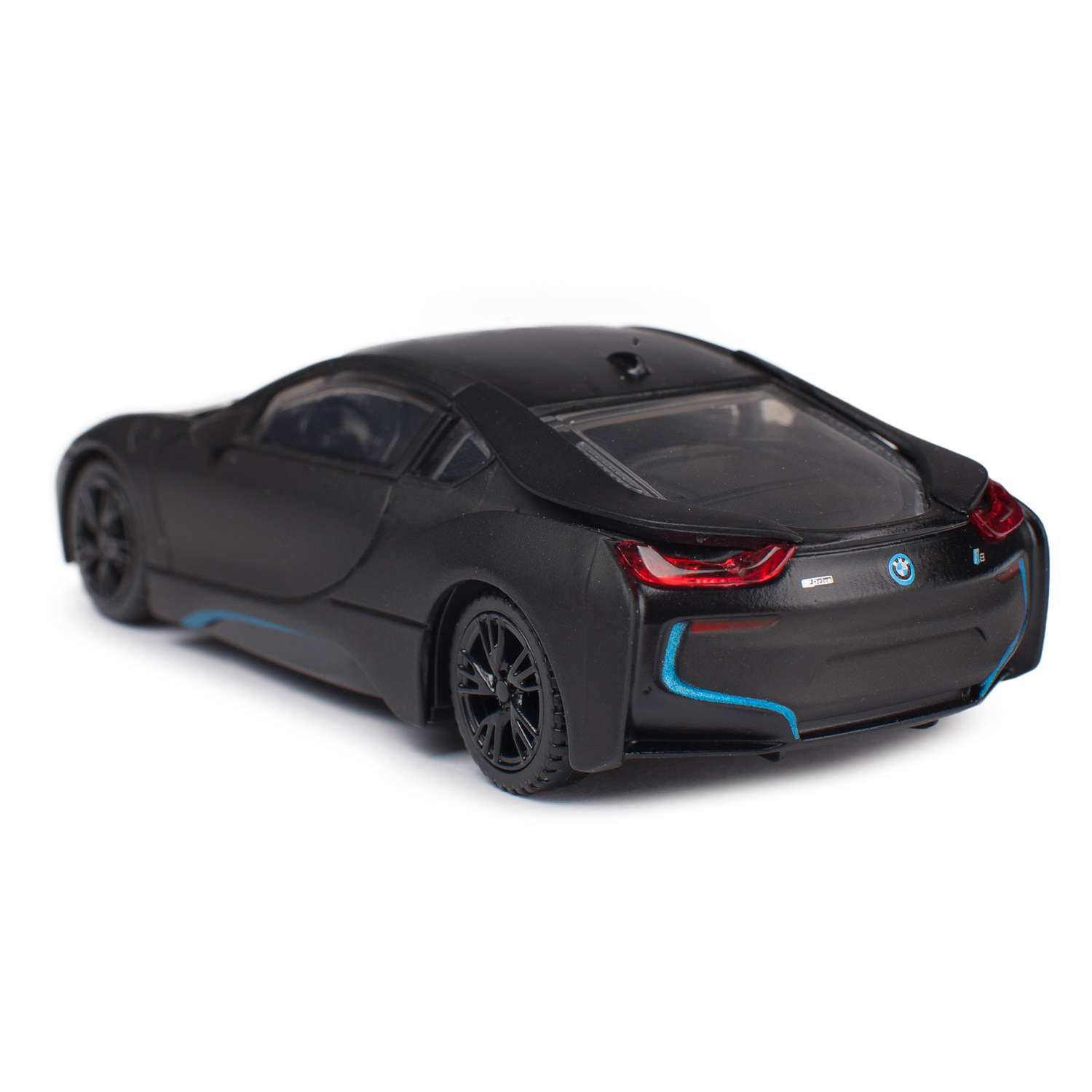 Автомобиль Rastar BMW i8 1:43 черный 58400 - фото 4
