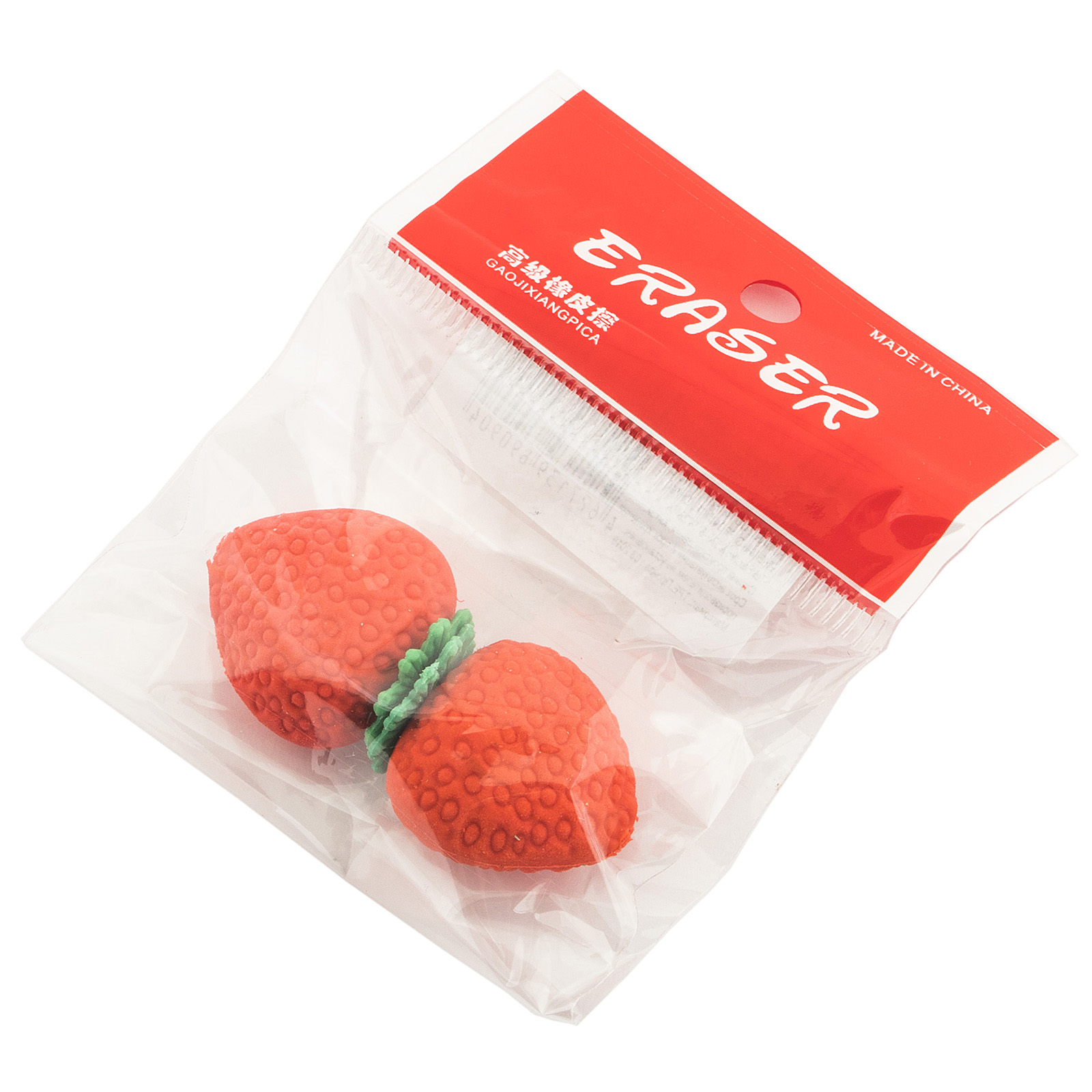 Ластик ЭВРИКА Клубника 2 шт. - фото 3