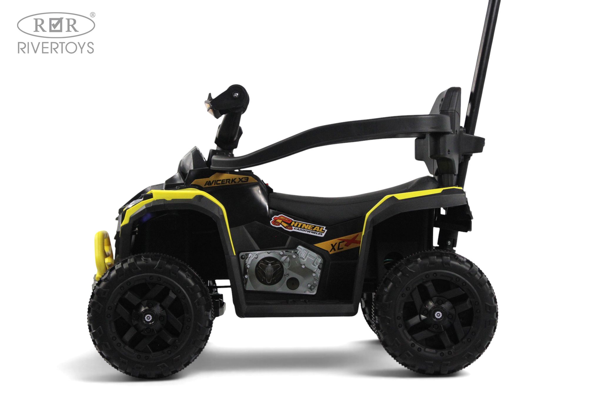 Электромобиль RIVERTOYS F003FF-NEW-YELLOW - фото 3