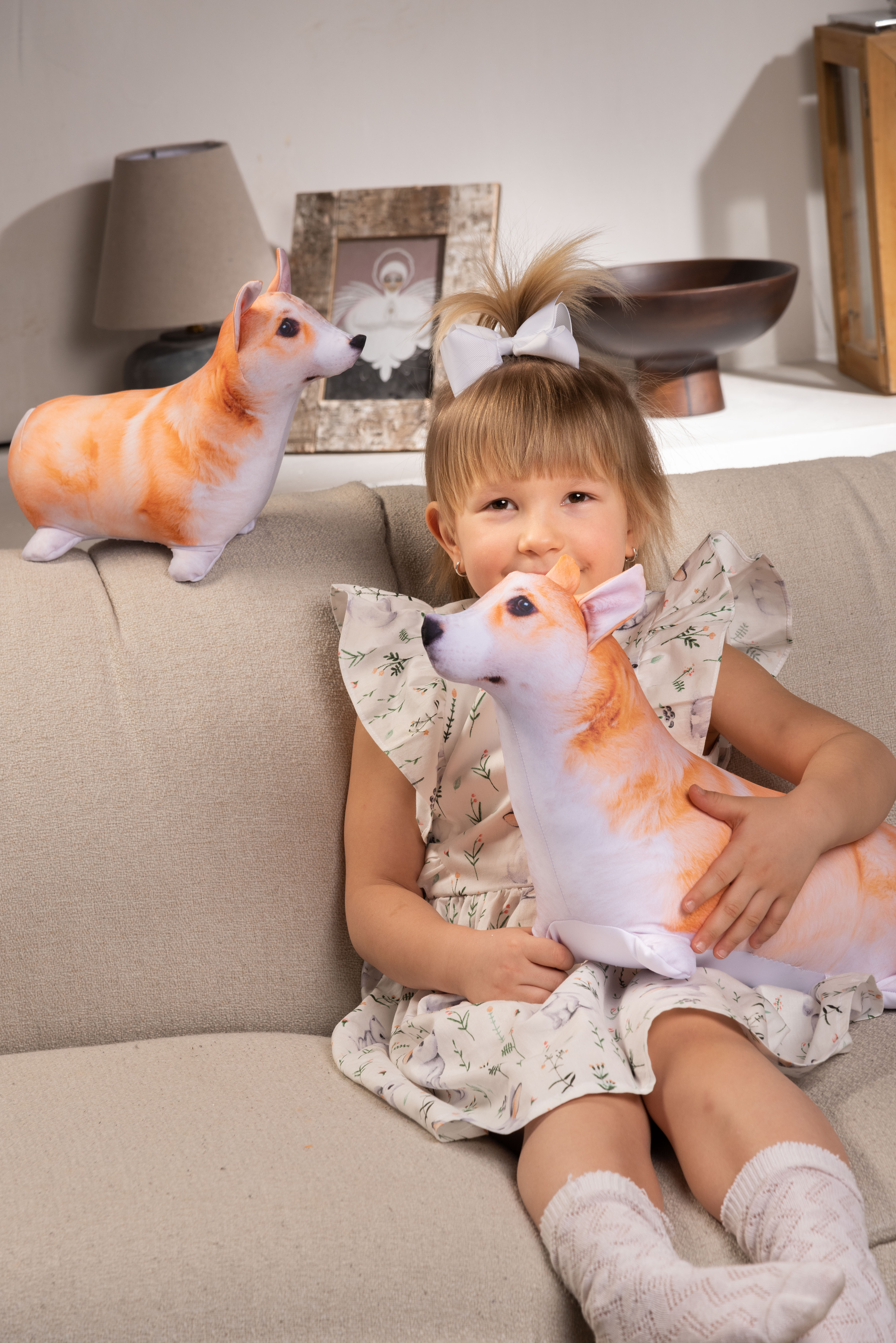 Игрушка мягкая Tallula собачка Корги 35 см - фото 4