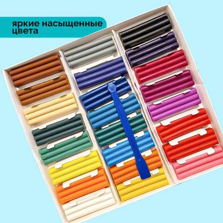 Пластилин Madliani восковой 24 цв.