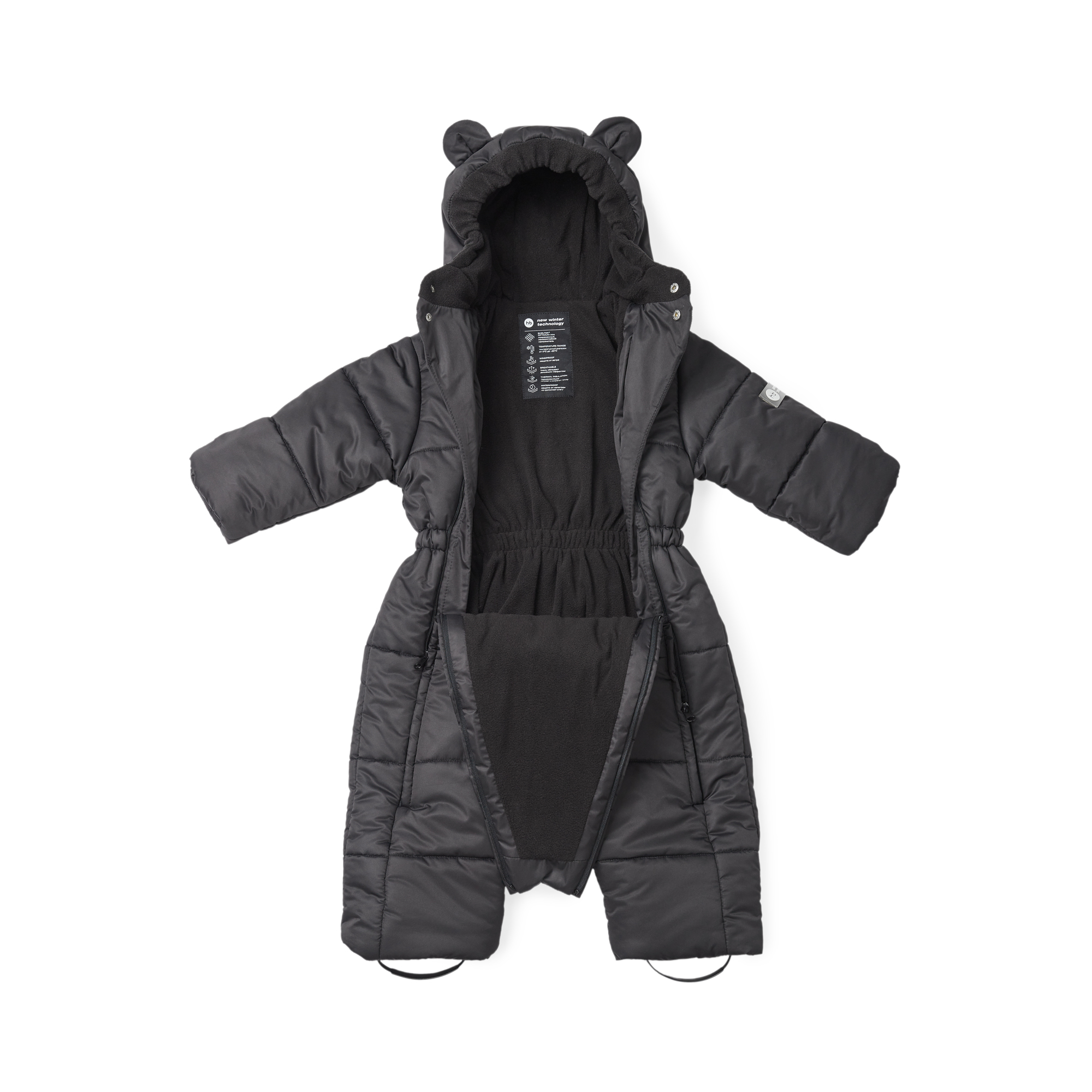 Комбинезон Happy Baby 89045-true black - фото 18