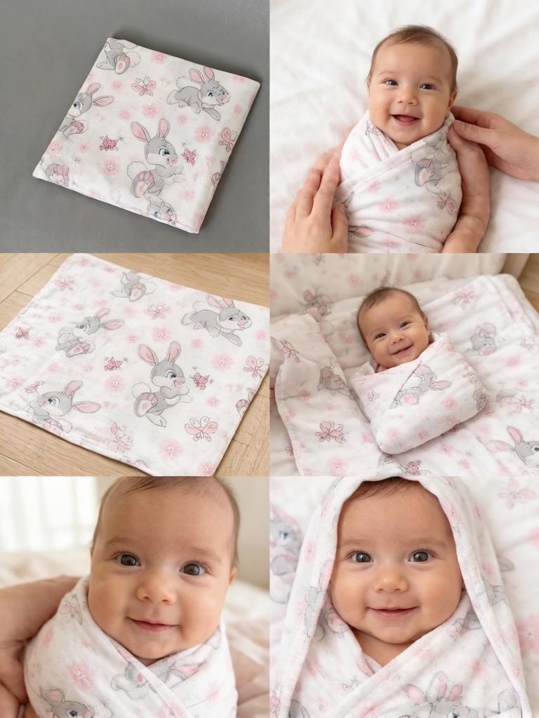 Пелёнка LISa baby store ситец 90х110 см 4 шт. - фото 10
