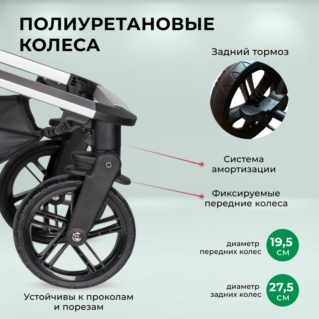 Коляска 3в1 Farfello Zuma Trio Comfort - фото 9