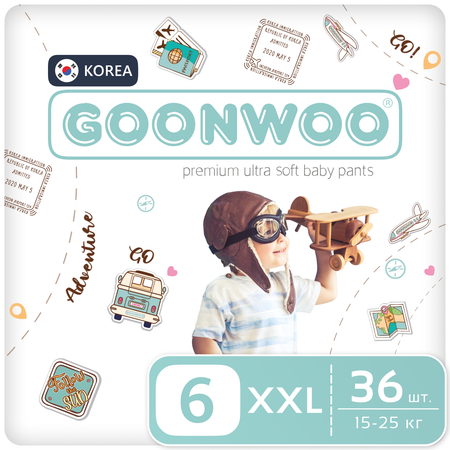 Трусики GOONWOO XXL 36 шт.