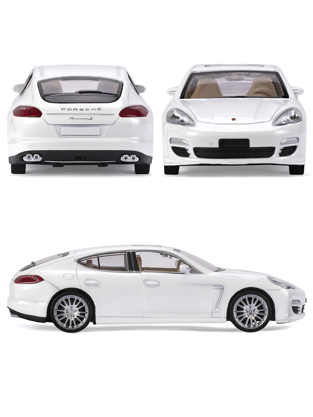Автомобиль АВТОпанорама Porsche Panamera S 1:32 JB1251137 - фото 6
