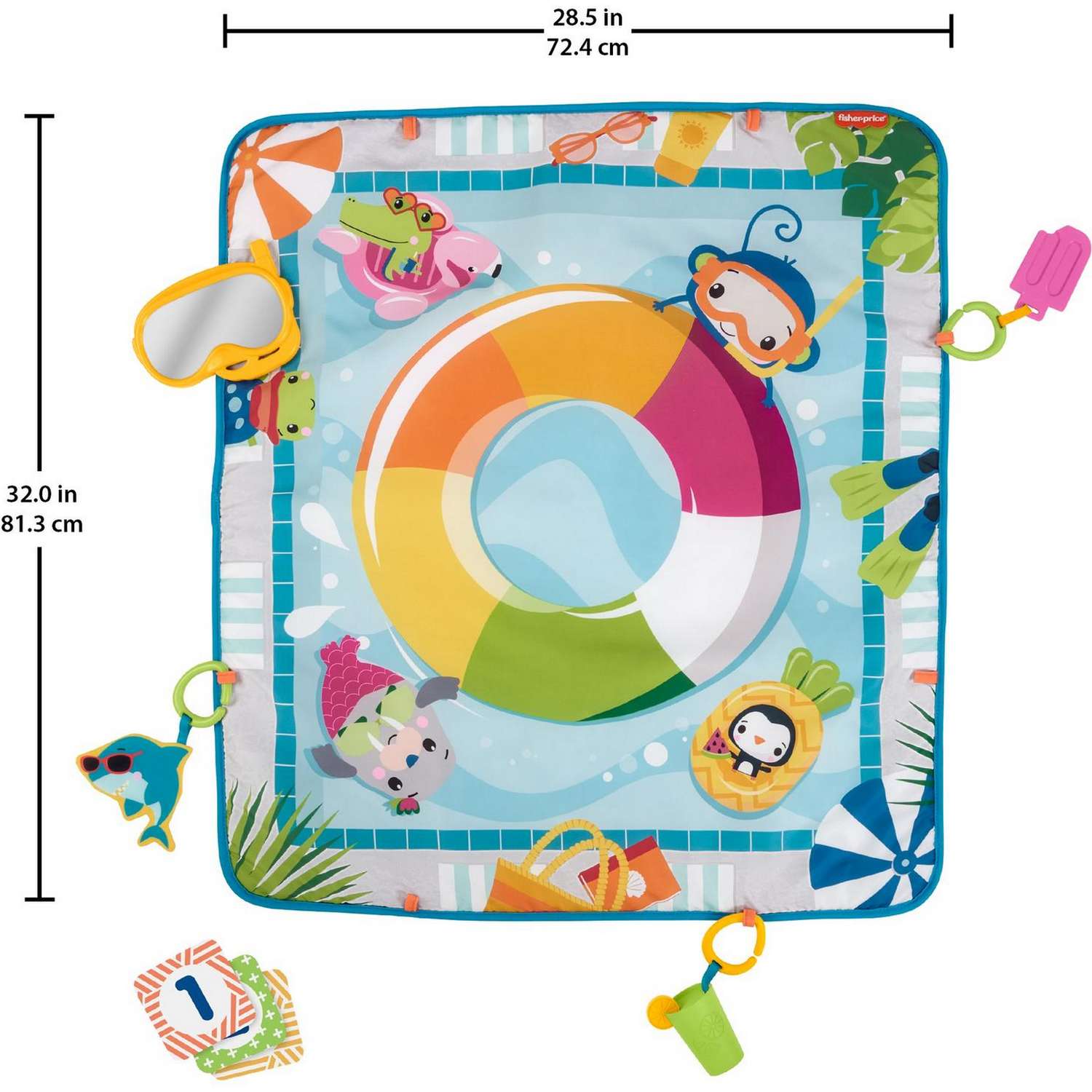 Коврик Fisher Price Бассейн - фото 5