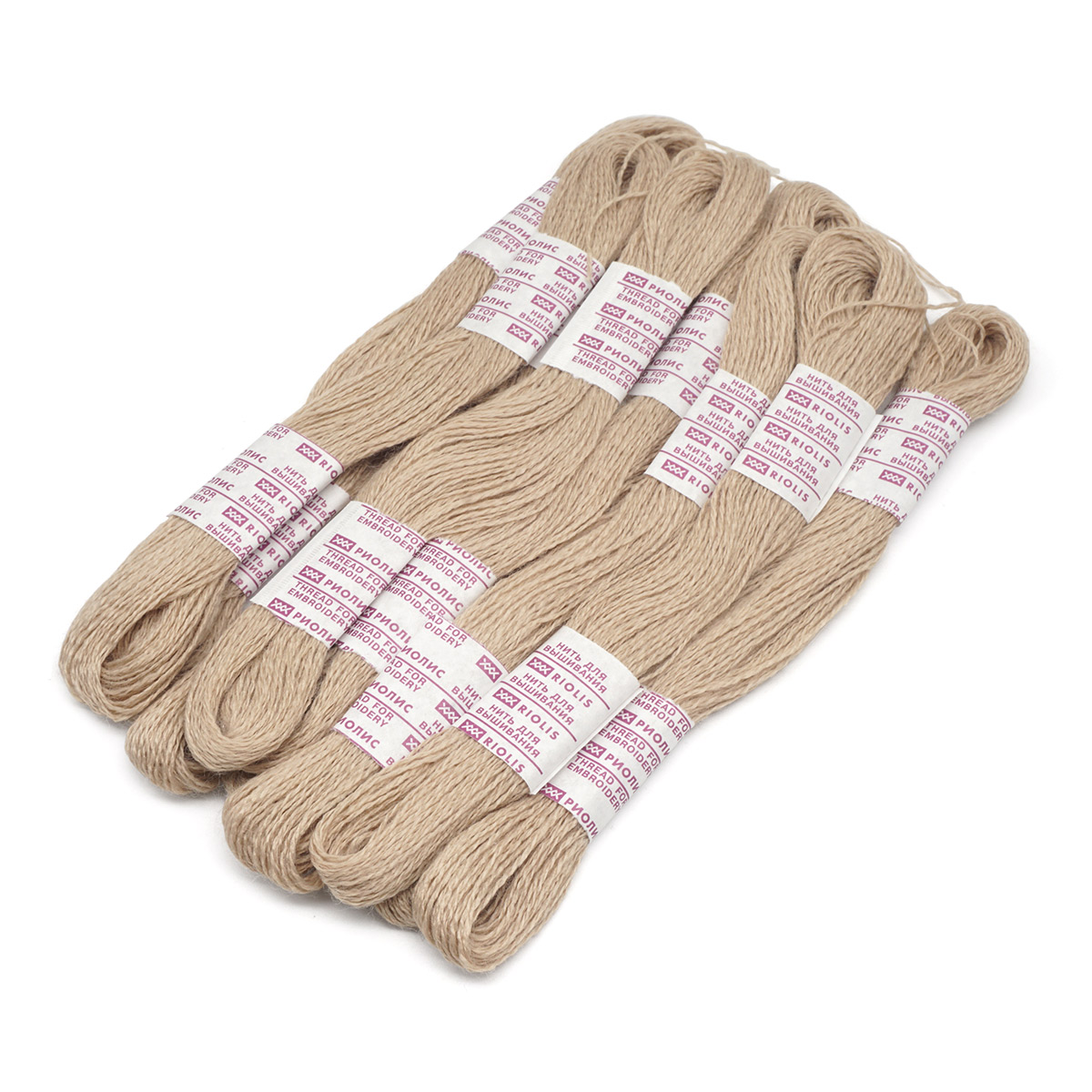 Мулине нитки для вышивания полушерстяные Риолис 20м 10шт 805 - фото 3