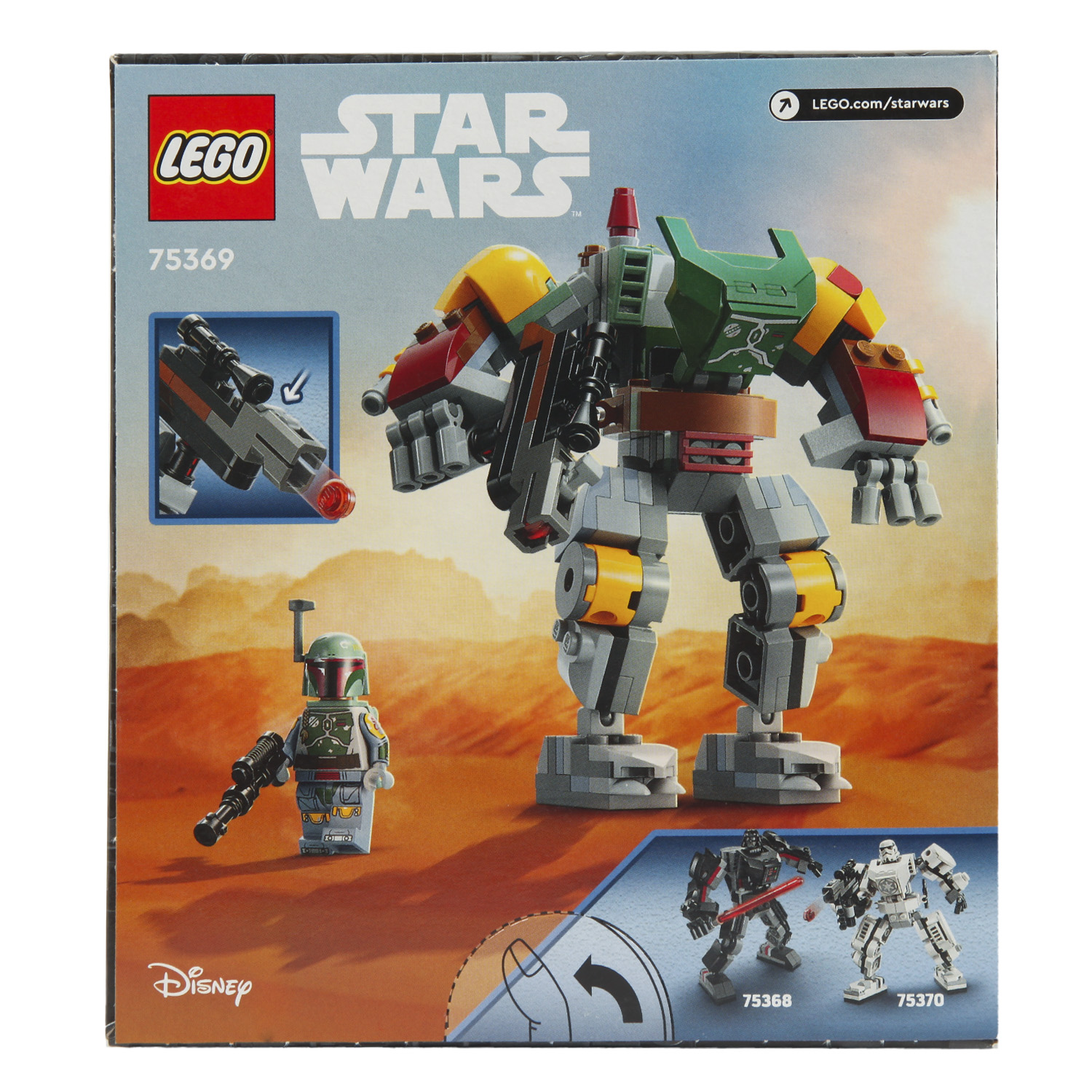 Конструктор LEGO Star Wars Boba Fett Mech блочный - фото 14