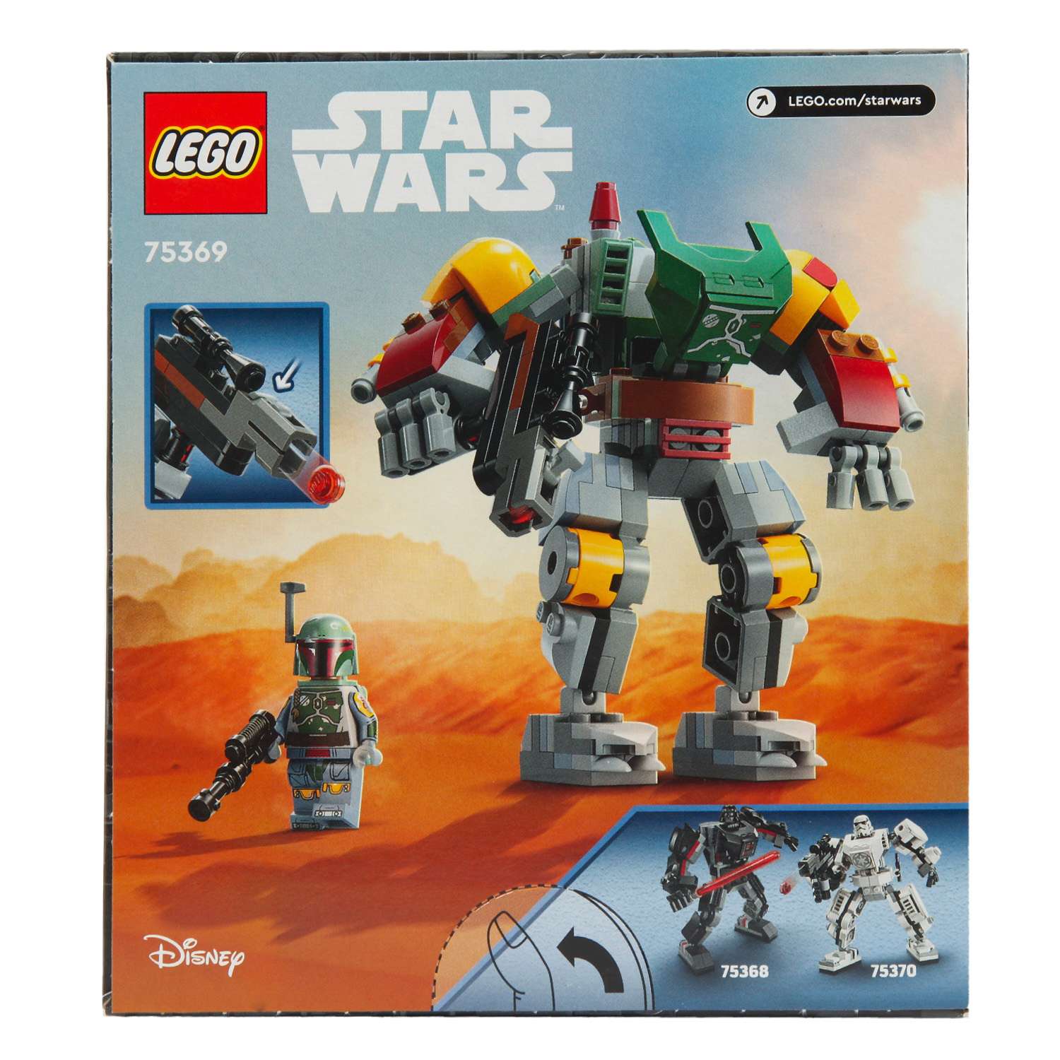 Конструктор LEGO Star Wars Boba Fett Mech 155 дет. - фото 14