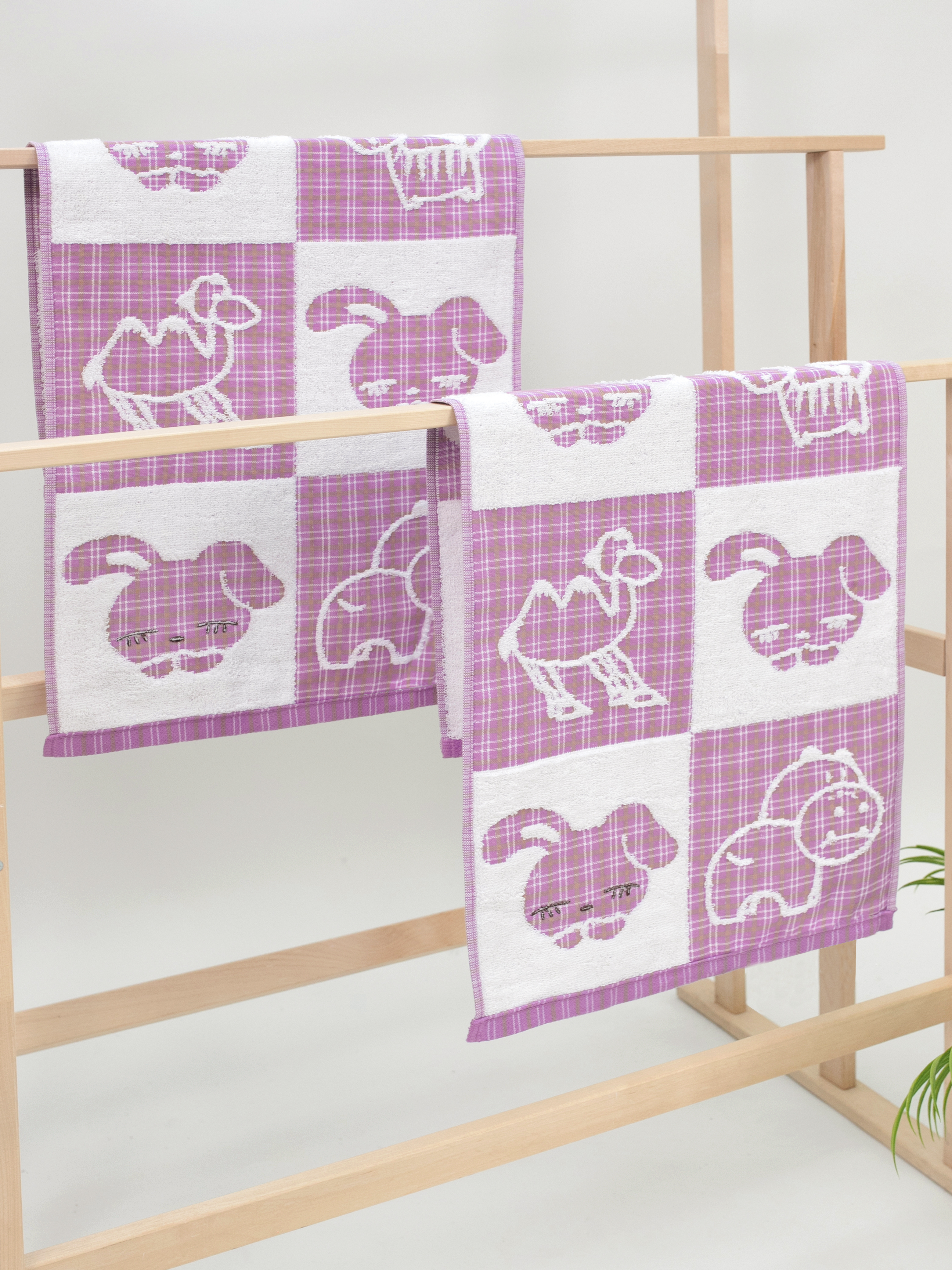 Полотенце Wellness ЗОО_1-75 Набор_2 34 x 76 см 2 шт. - фото 3