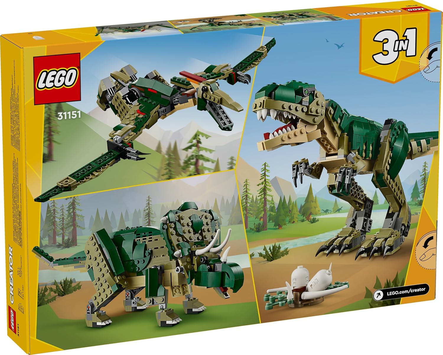 Конструктор LEGO Creator T-rex 626 дет. - фото 6