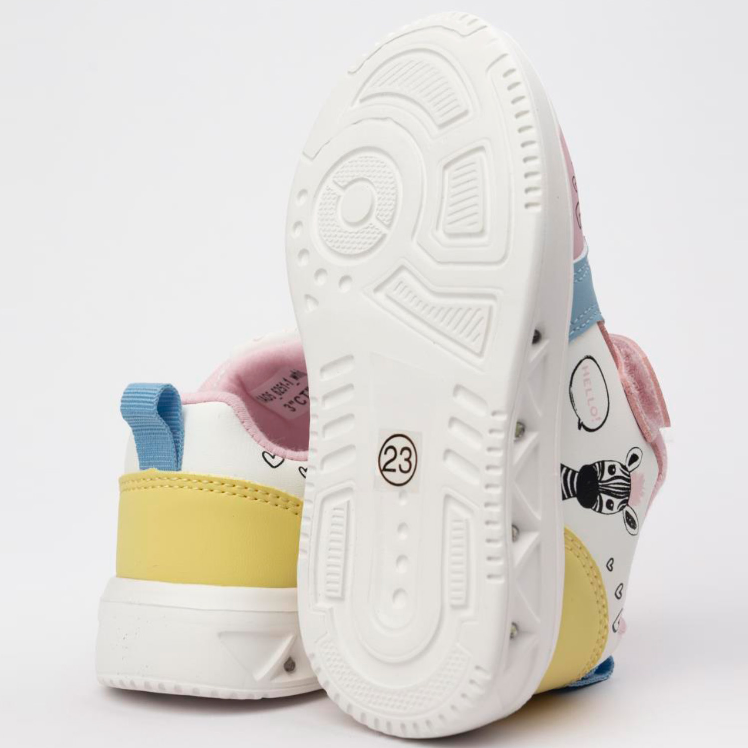 Кроссовки TikkaGo 1A05_6251-1_white-pink-biruza - фото 10