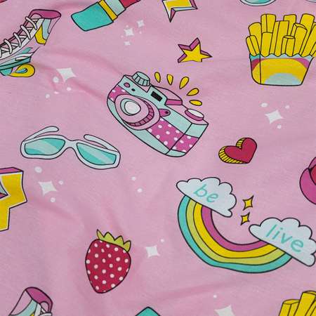 Комплект постельного белья TEO kids 1.5-спальный Lips наволочка 50х70