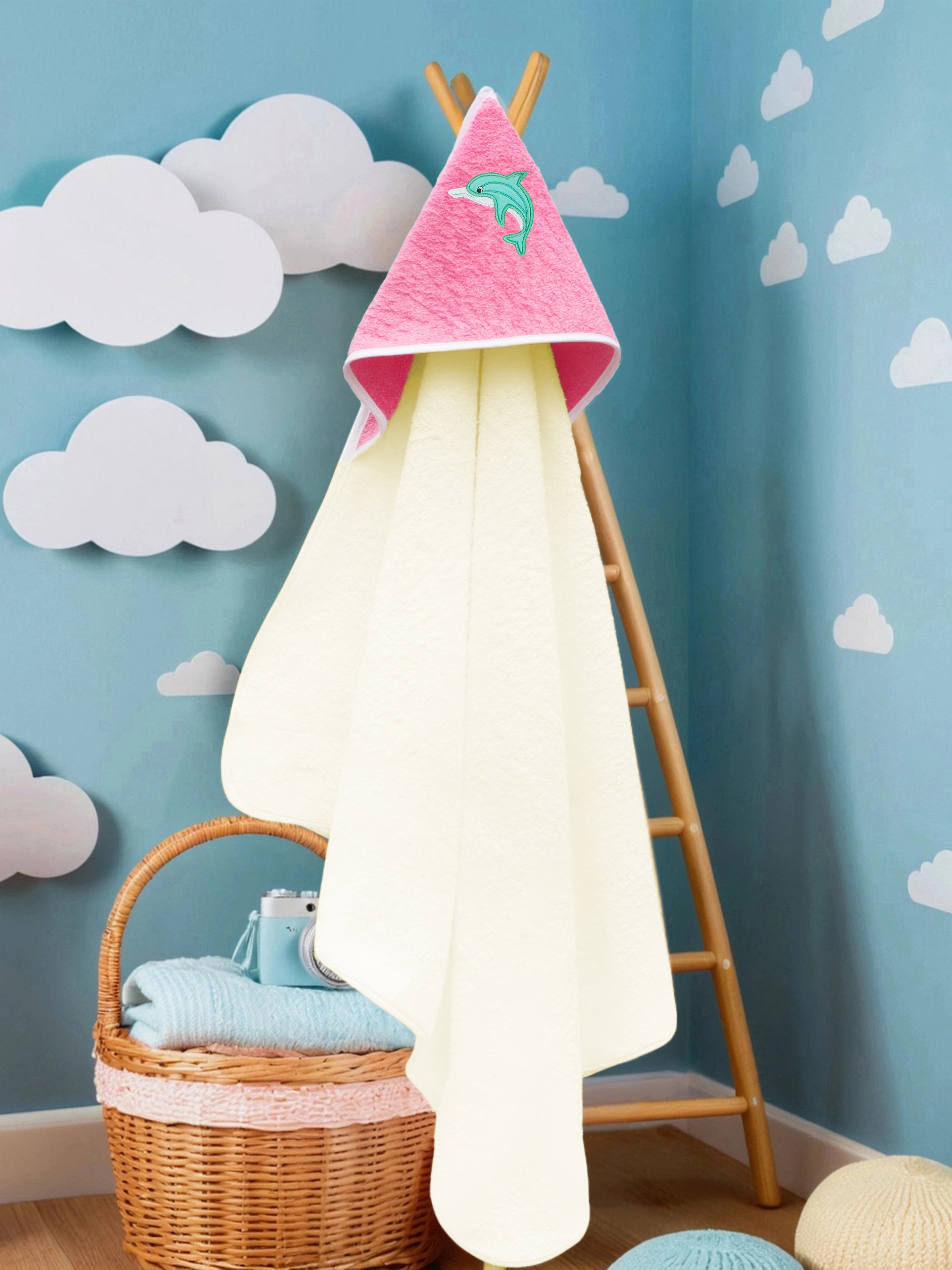 Полотенце уголок Wellness Малыш-01/73_Д 80 x 100 см 1 шт. - фото 1