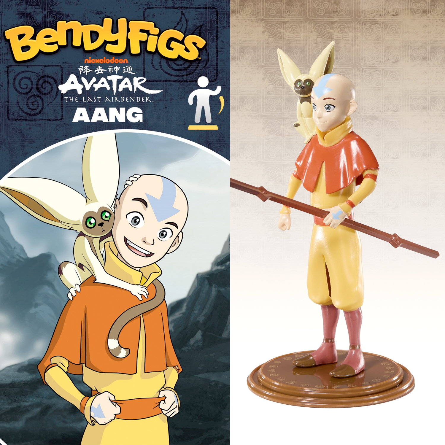 Фигурка AVATAR Bendyfig Аанг 18 см гибкая - фото 10
