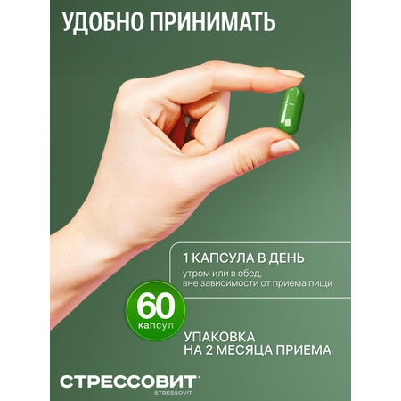 БАД Стрессовит Н 60 капсул