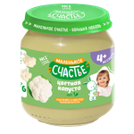 Пюре Маленькое счастье Цветная капуста с 4 мес 80 г