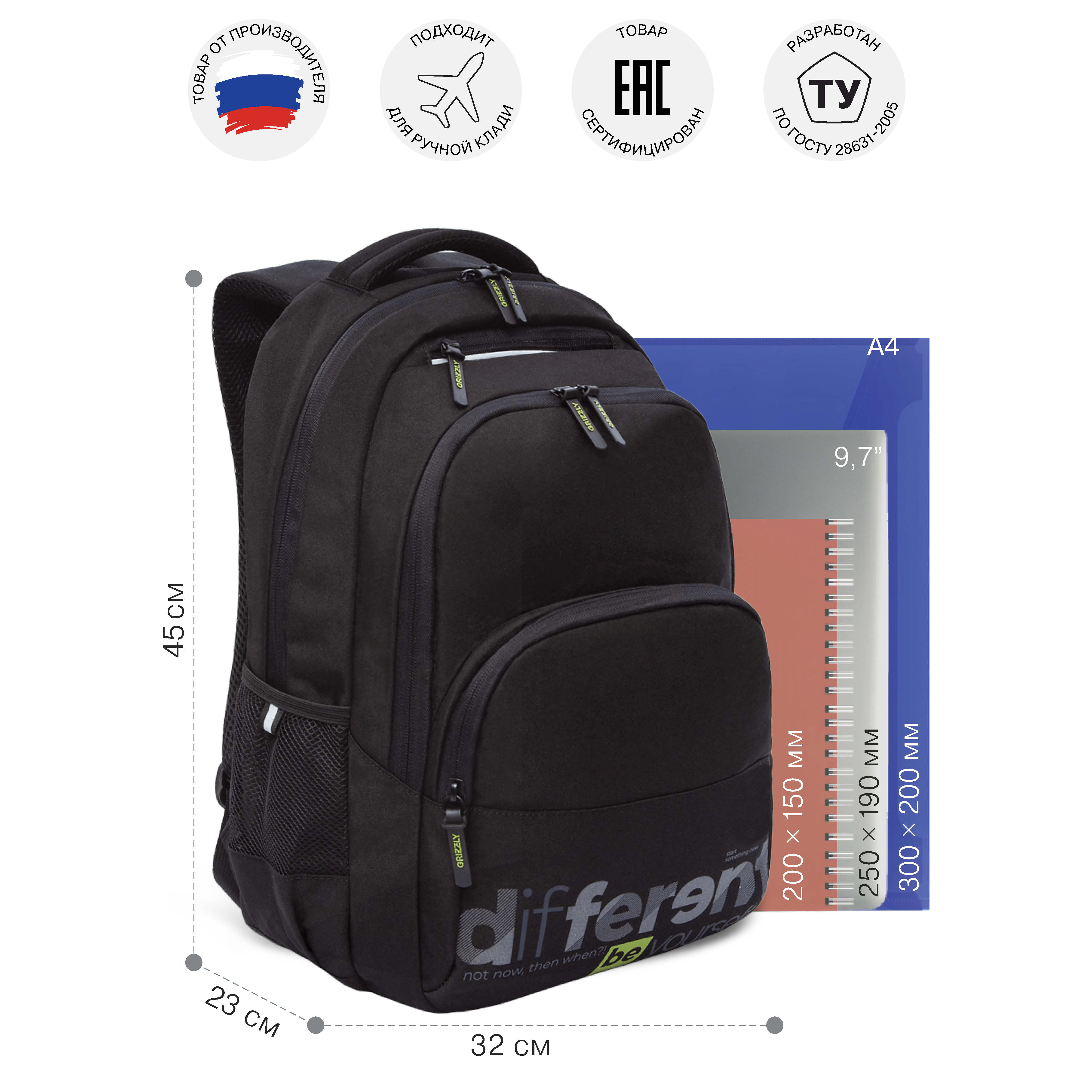 Рюкзак Grizzly для мальчика - фото 6