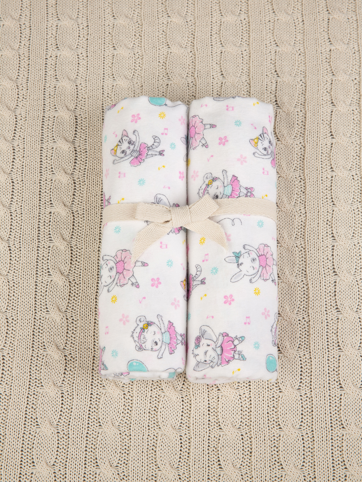 Пелёнка Чудо-Чадо фланель 90х120 см 2 шт. - фото 22