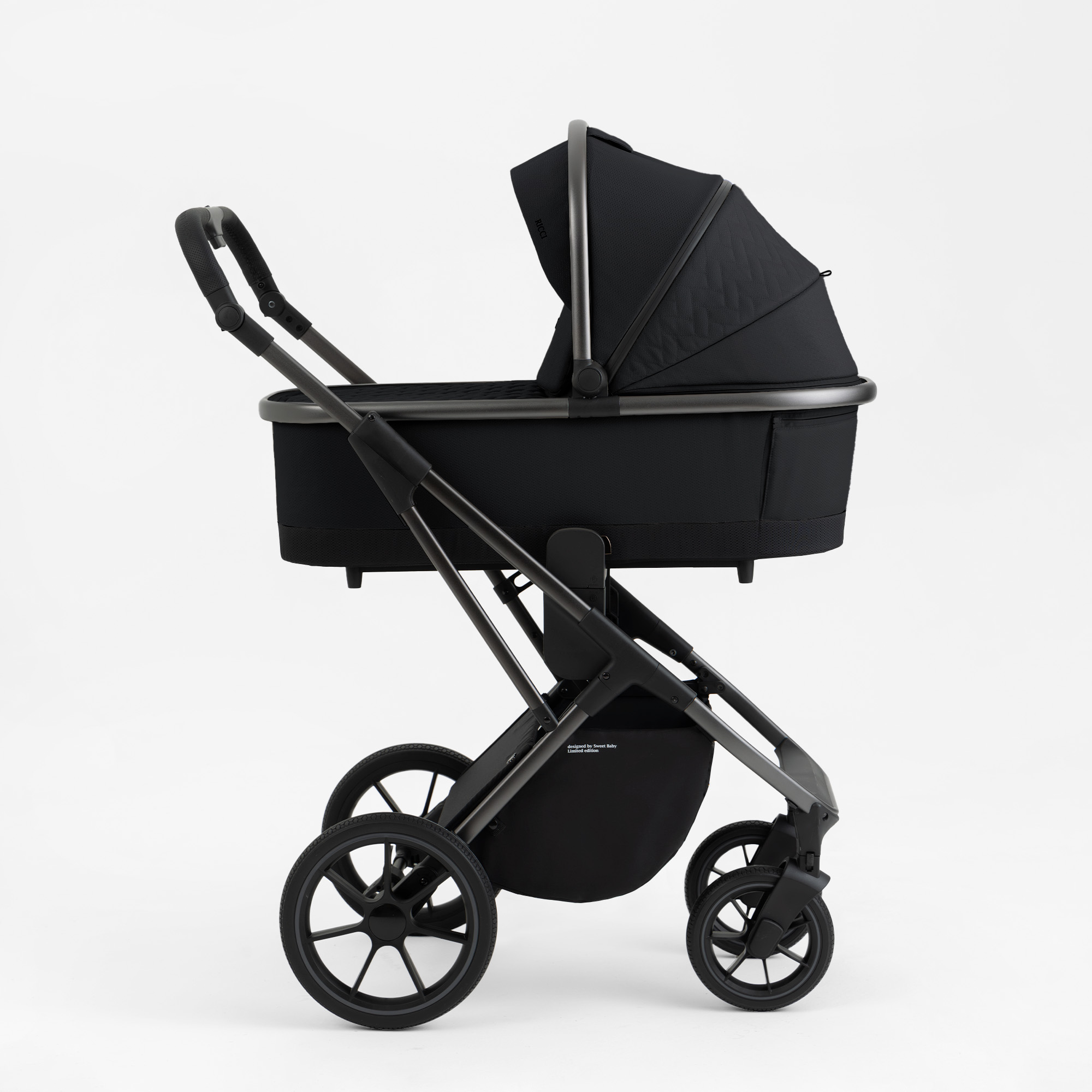 Коляска 2в1 Sweet Baby Ricci Black черный - фото 24