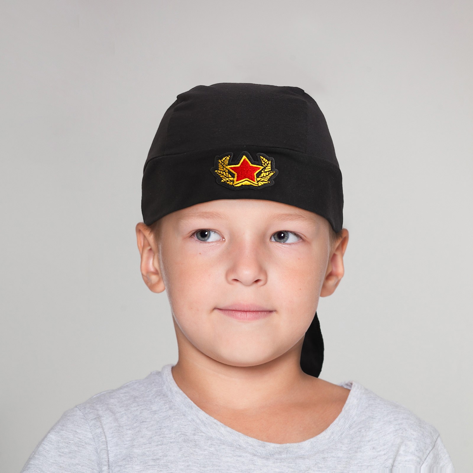 Бандана Страна карнавалия цвет черный обхват головы 54-58 см 2523111 - фото 1