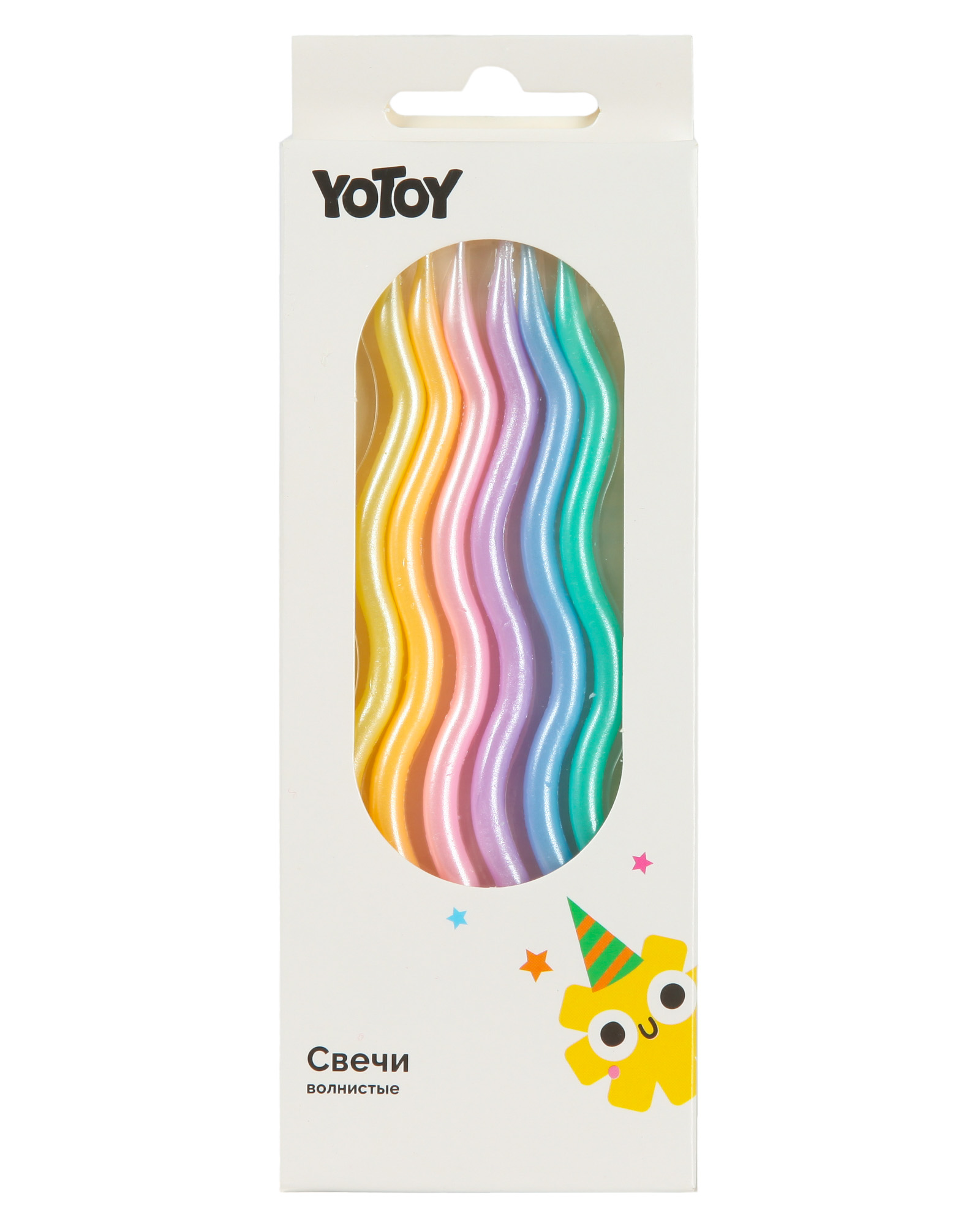 Набор свечей Yotoy Волна 6 штук - фото 7