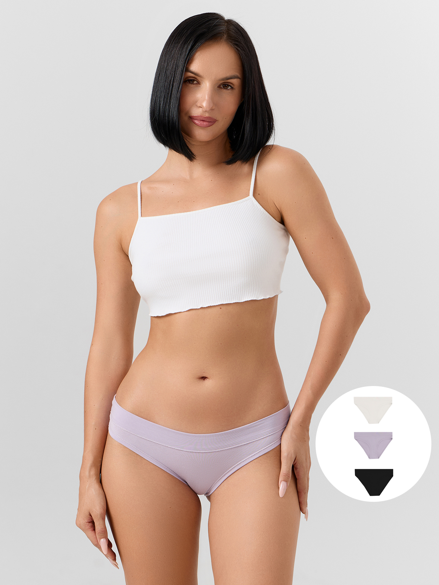 Трусы 3 шт Mark Formelle (Марк Формэль) 412236-3/вистерия1 - фото 1