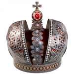 Игрушка из картона Умная бумага Корона Российской империи 554