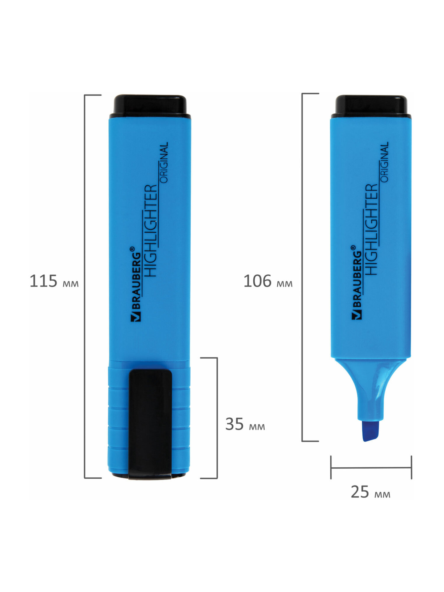 Текстовыделители Brauberg 4 шт. - фото 19